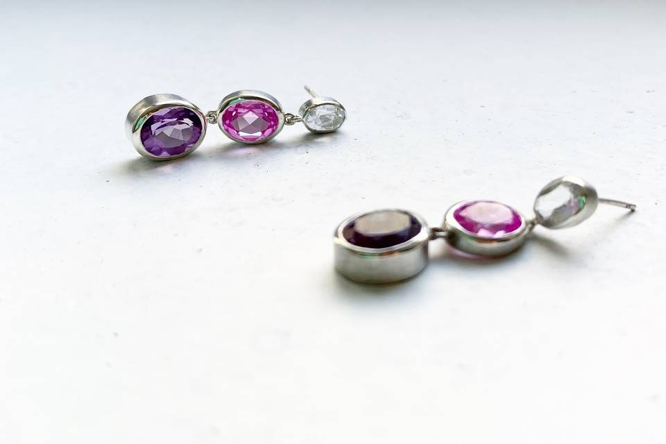 Pendientes Lavanda