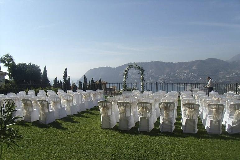 Ceremonia al aire libre