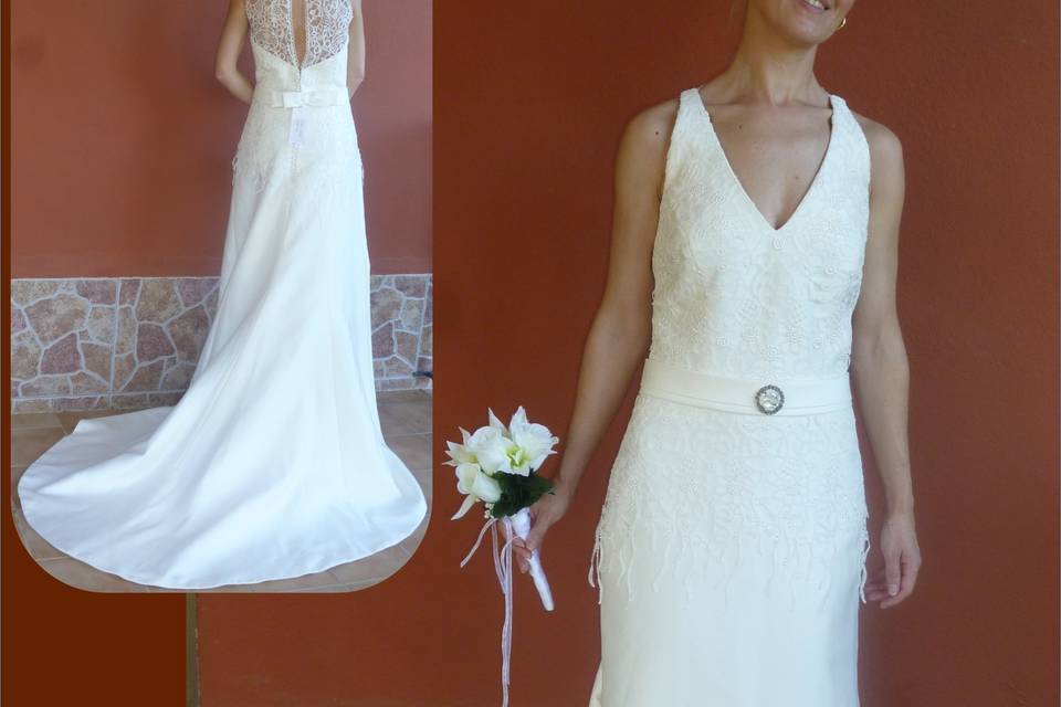 Vestido de novia ibicenco