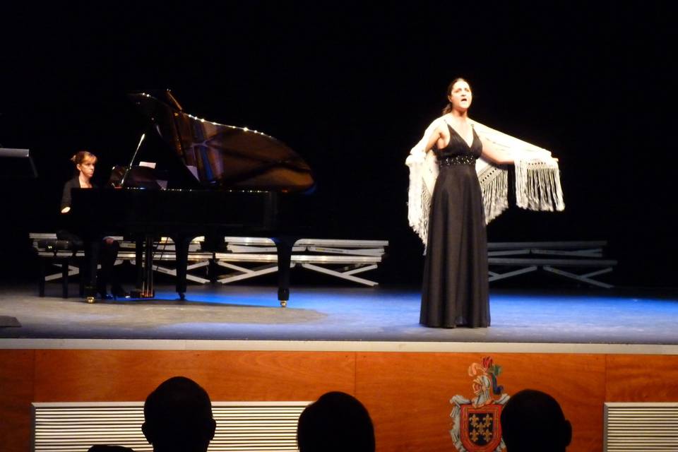 Cristina Sevillano en concierto