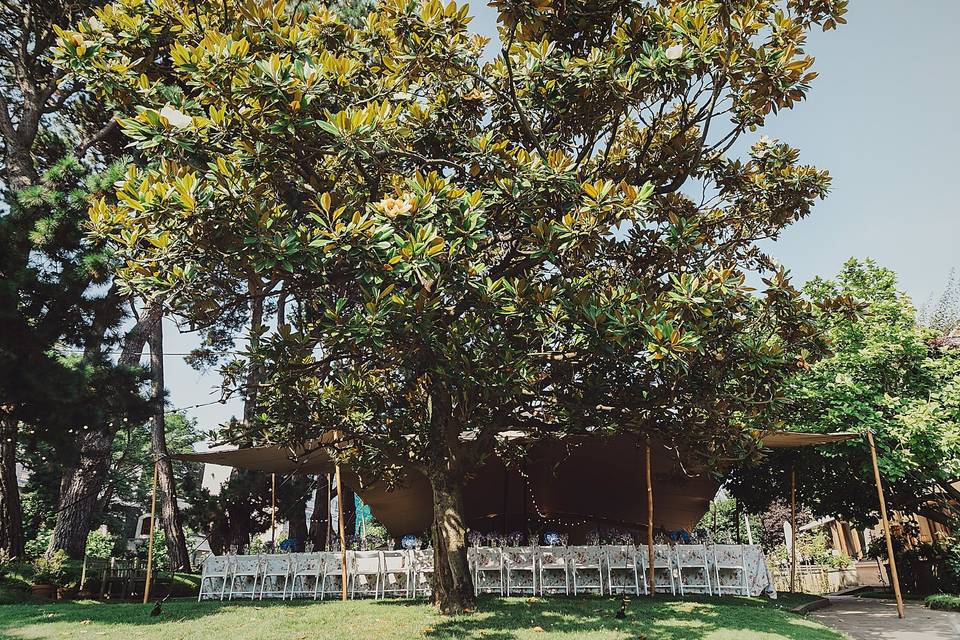 Boda en el jardín