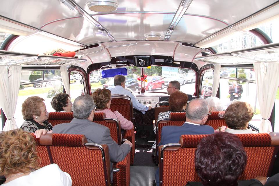 Interior del Mercedes de 1953