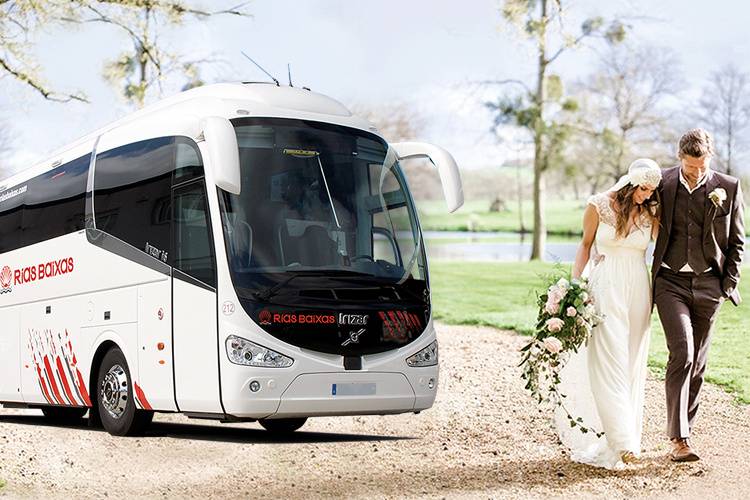 Autobús para invitados de boda