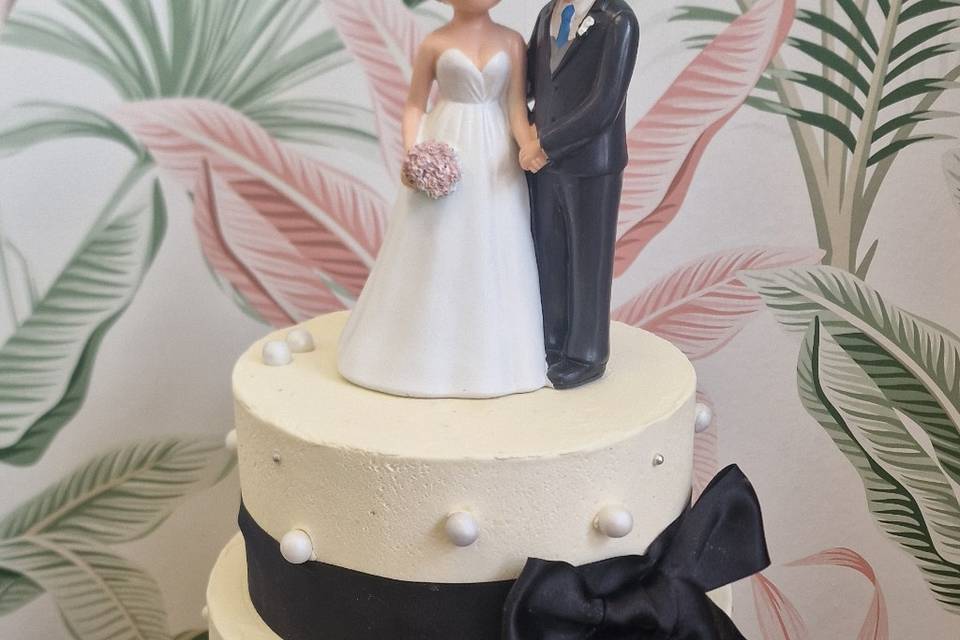 Boda en blanco y negro