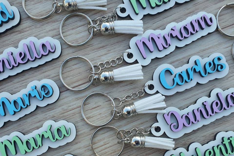 Llaveros personalizados para i