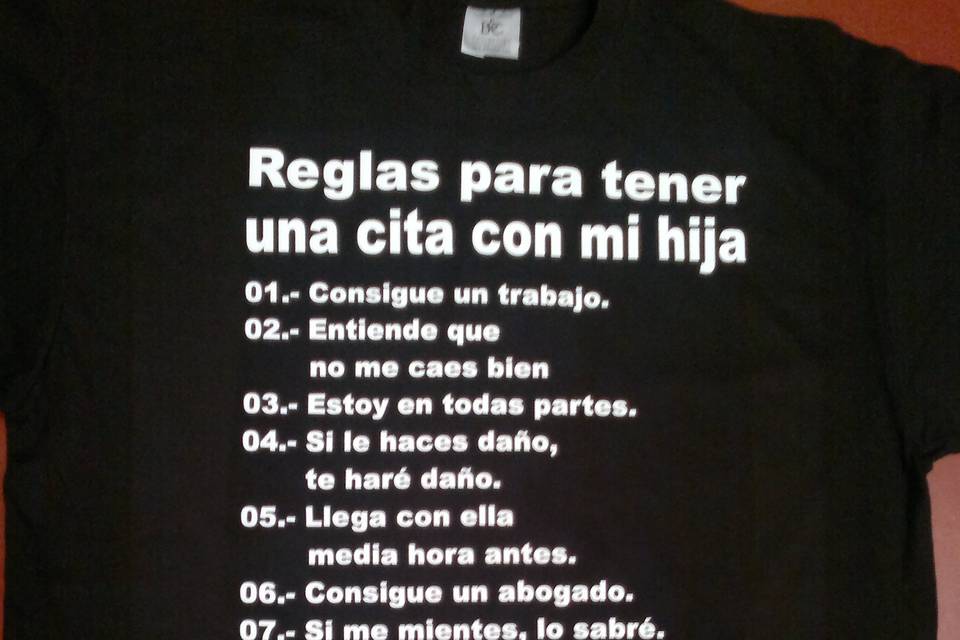 Camisetas de despedidas