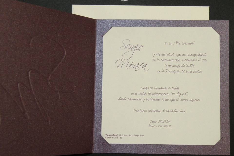 Invitaciones de boda