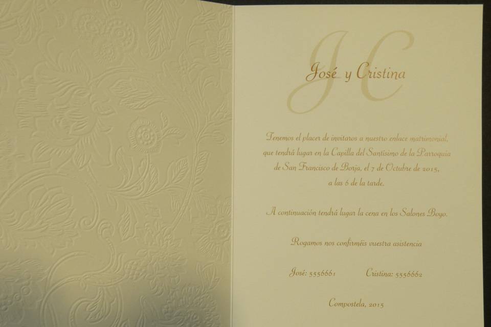 Invitaciones de boda