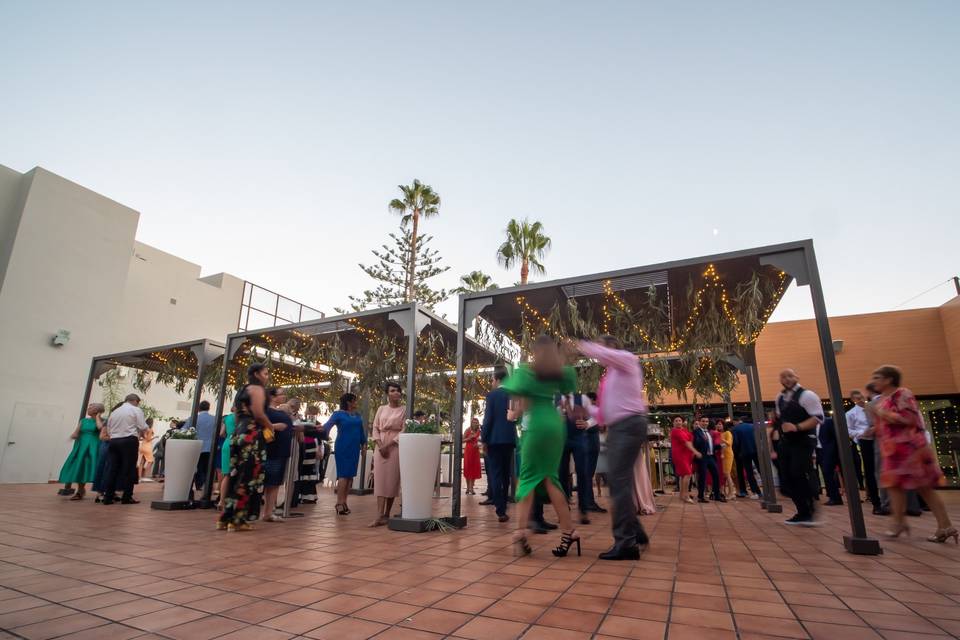 Baile en terraza