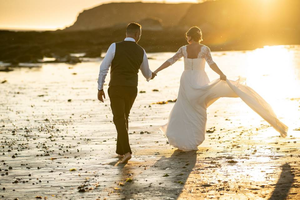 Postboda en la playa