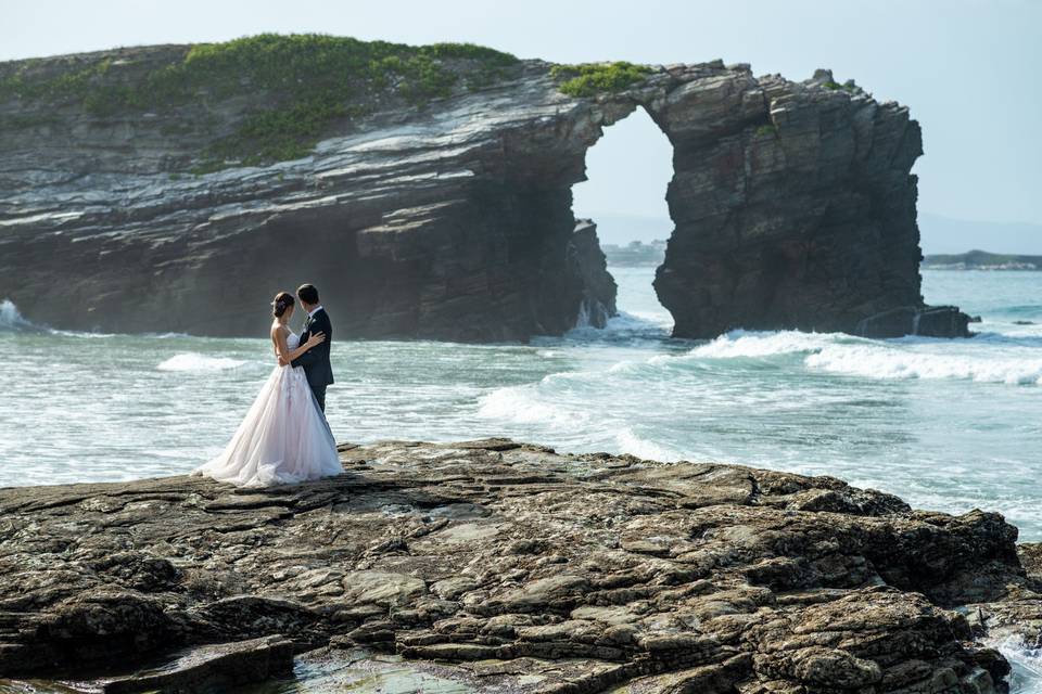 Postboda en Playa Catedrales