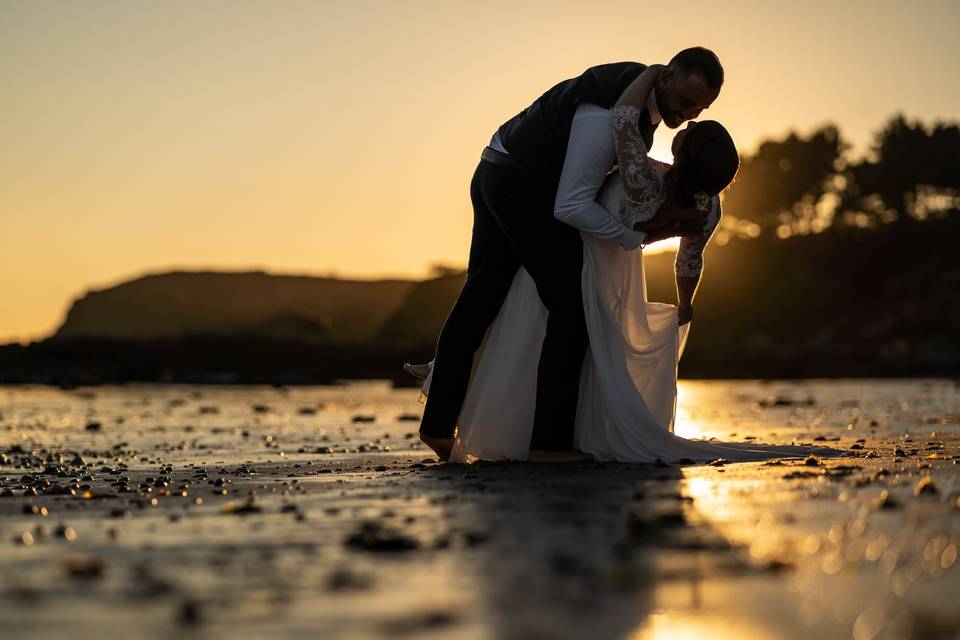 Postboda en la playa