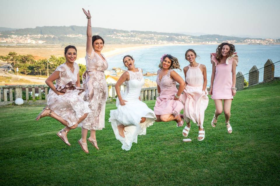 Postboda en Playa Pontevedra