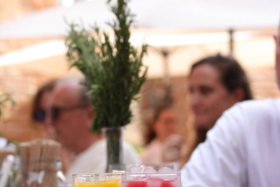 Mojitos de fruta de estación