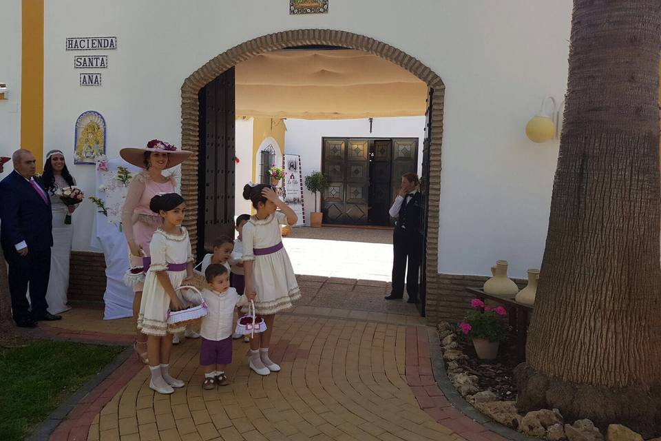 Niños en la boda