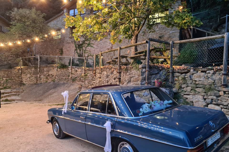 Entrada espectacular de los novios