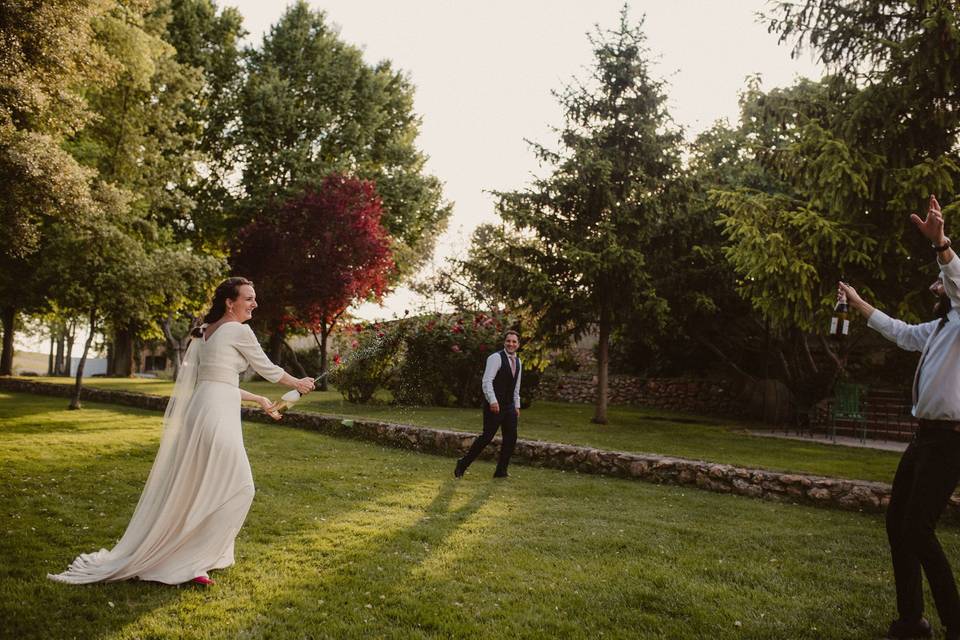 Juegos en el jardín Boda A&C