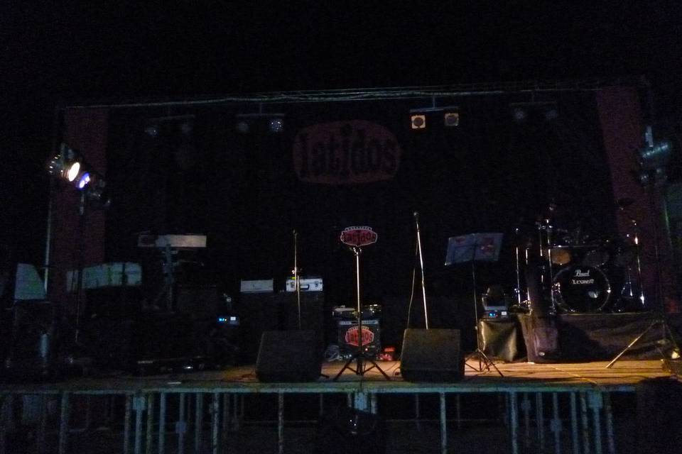 Escenario preparado