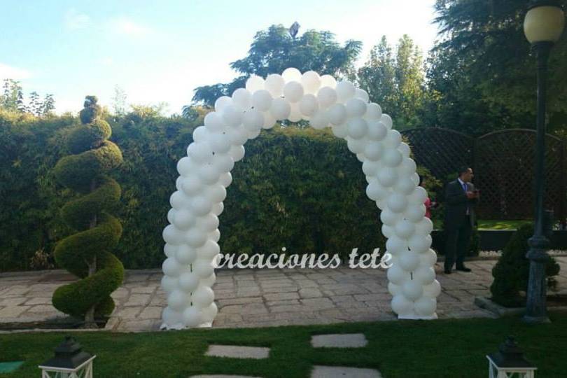 Arco de globos boda