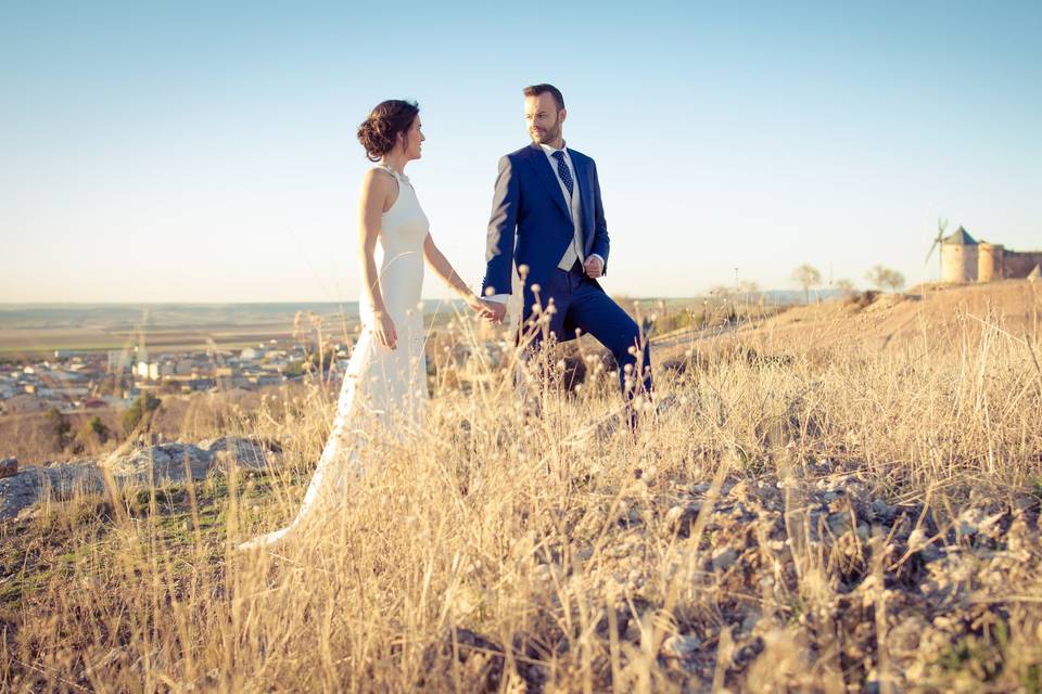 Pareja en el molino