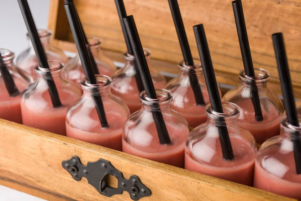 Gazpacho de manzanas y cerezas