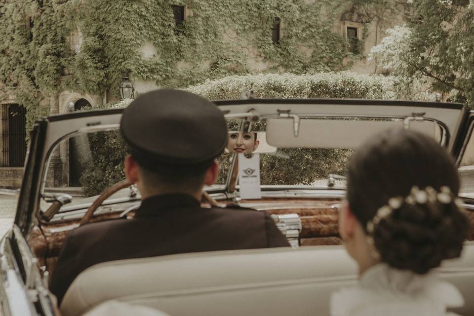 Coche clásico boda