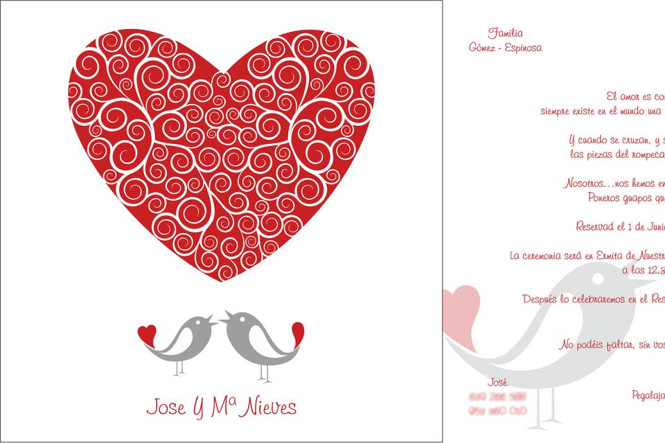 Invitaciones originales