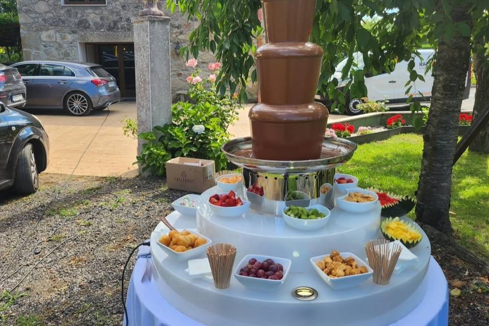 Choco art fondue