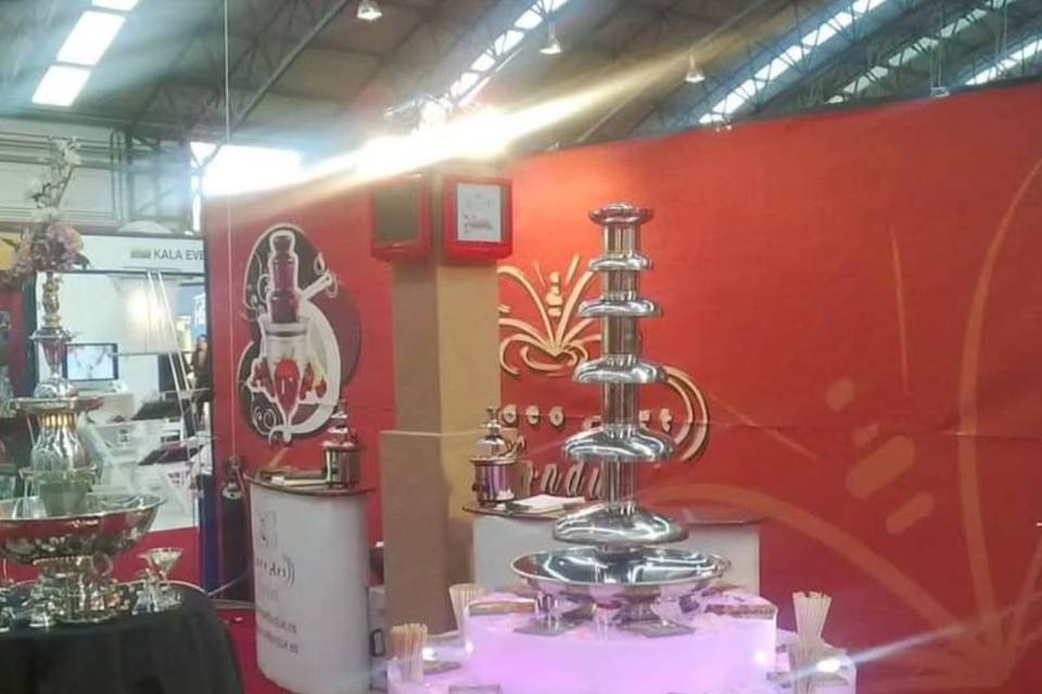 Choco art fondue