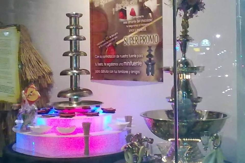 Choco art fondue