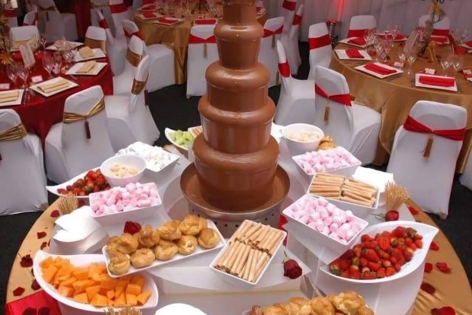 Choco art fondue
