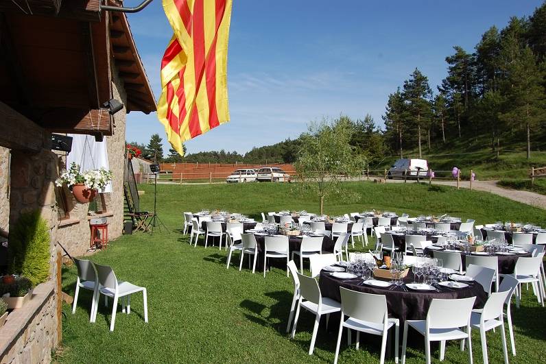 Banquete en el jardín