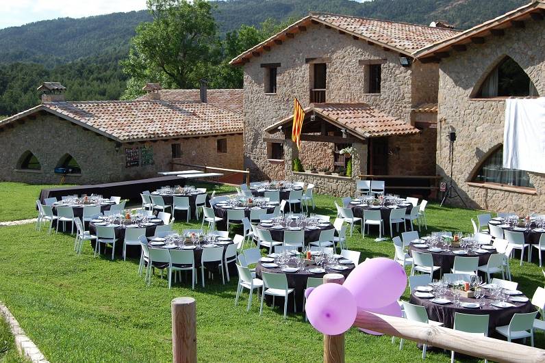 Banquete en el jardín