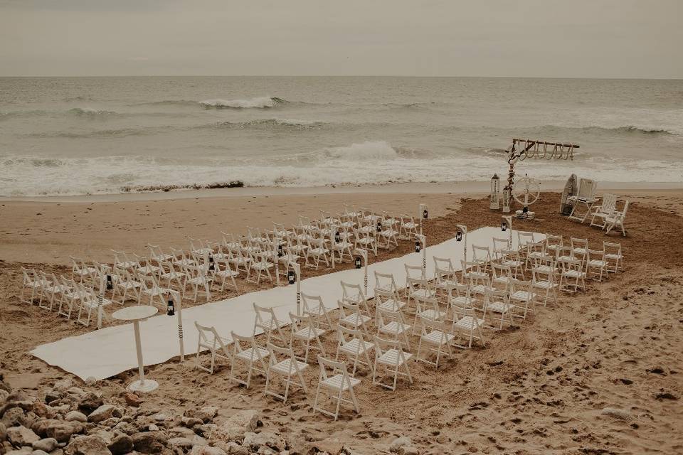 Ceremonia en la playa