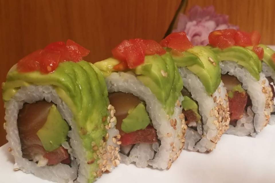 Uramaki de guacamole