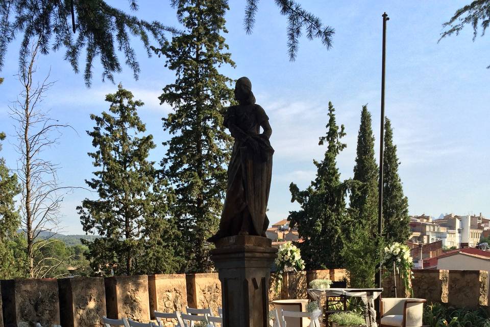 Ceremonia en el jardín