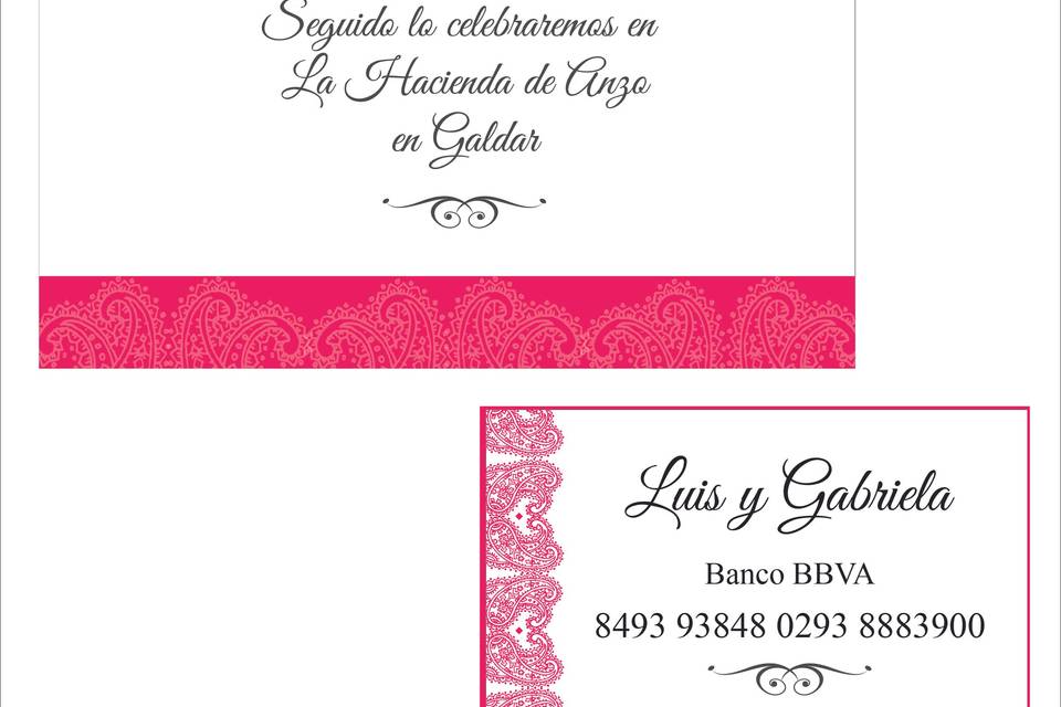 En color rosa