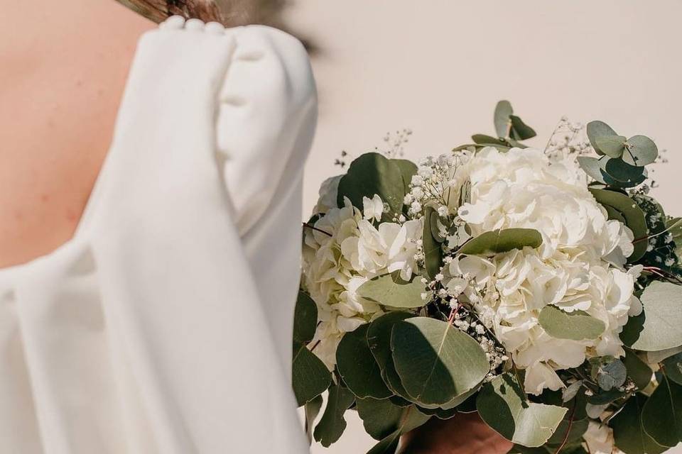 Ramo de novia con orquídeas