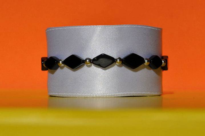 Pulsera ágata negra