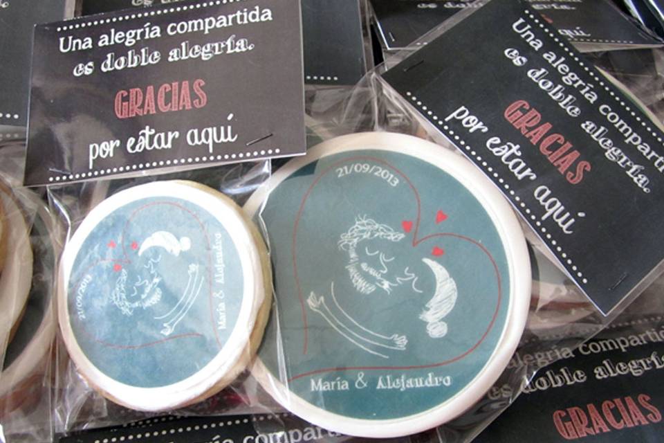 Galletas personalizadas boda