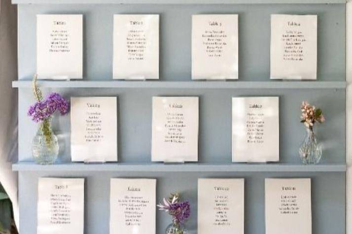 Seating plan