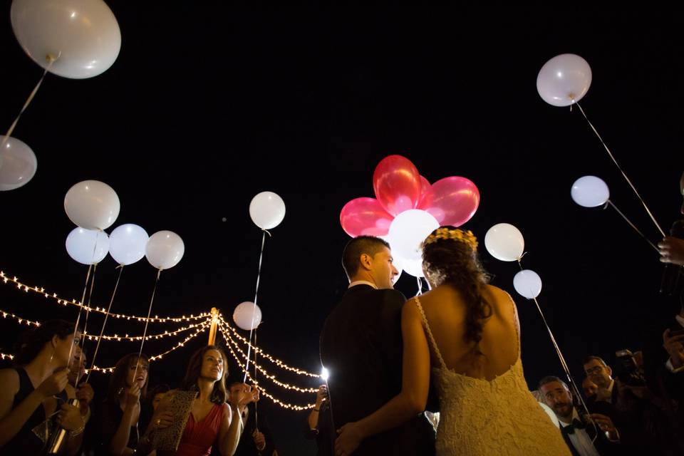 Suelta de globos