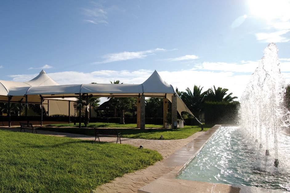 Carpa para la ceremonia