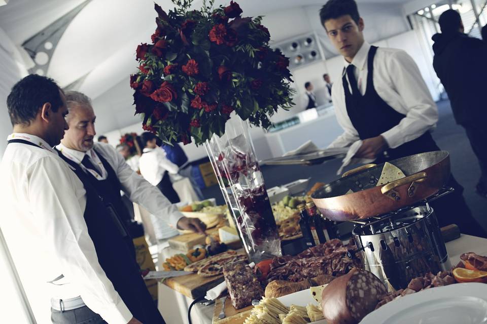 Buffet italiano para Ferrari