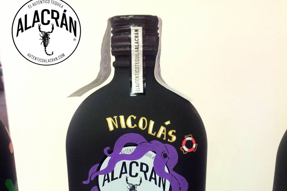 Botellas personalizadas a mano