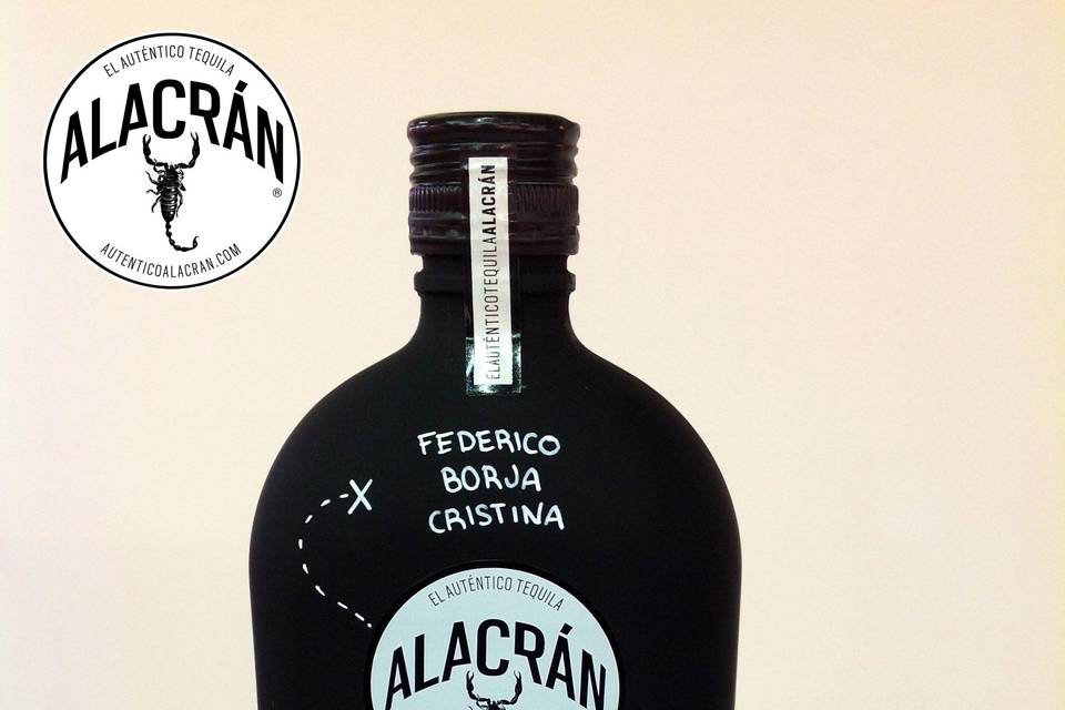 Botellas personalizadas a mano