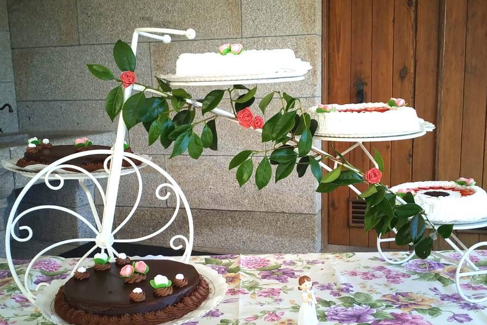 Tartas en base de bici