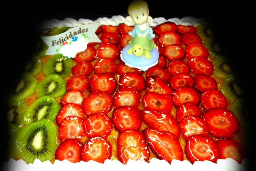 Tarta de frutas frescas