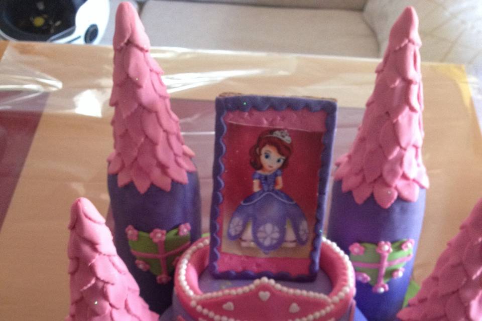 Tarta princesa Sofía