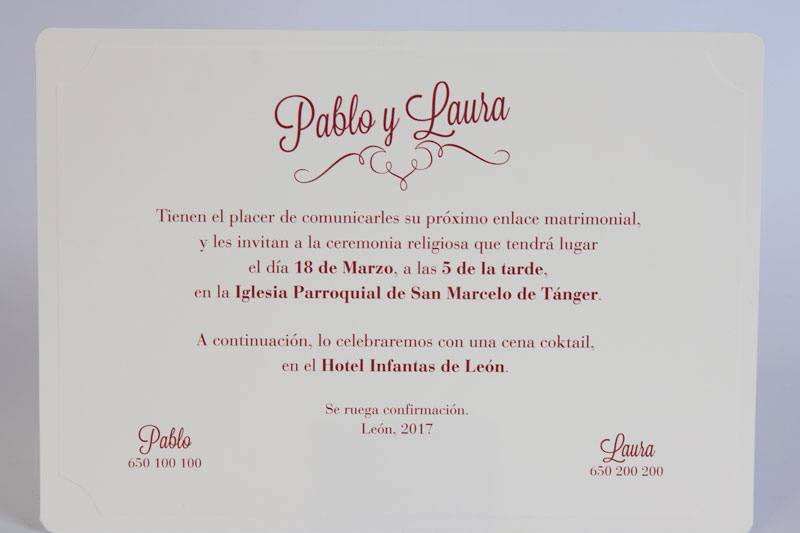 Invitación Edima